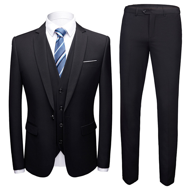 Men s Business Suits Wedding Dress Suit Set - Image 7