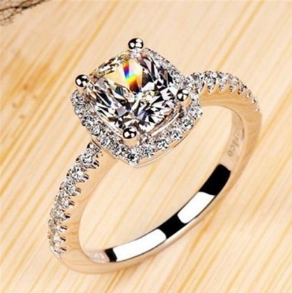 Rings For Women Bridal Wedding Anelli Trendy Jewelry Engagement Ring White Gold Color Anillos - Image 4