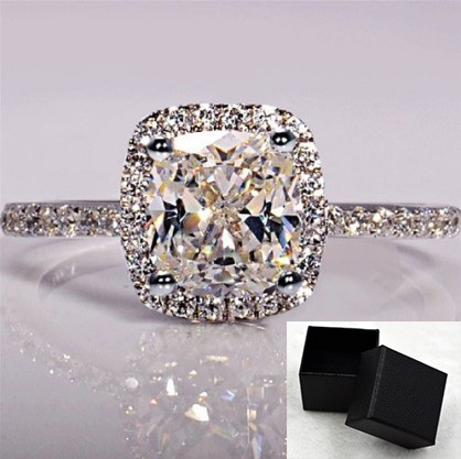 Rings For Women Bridal Wedding Anelli Trendy Jewelry Engagement Ring White Gold Color Anillos - Image 8