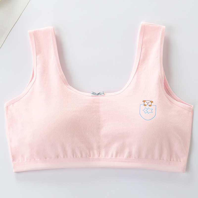 Primary Student Vest Female Junior High Girl High School Underwear Pure Cotton Bra - Image 6
