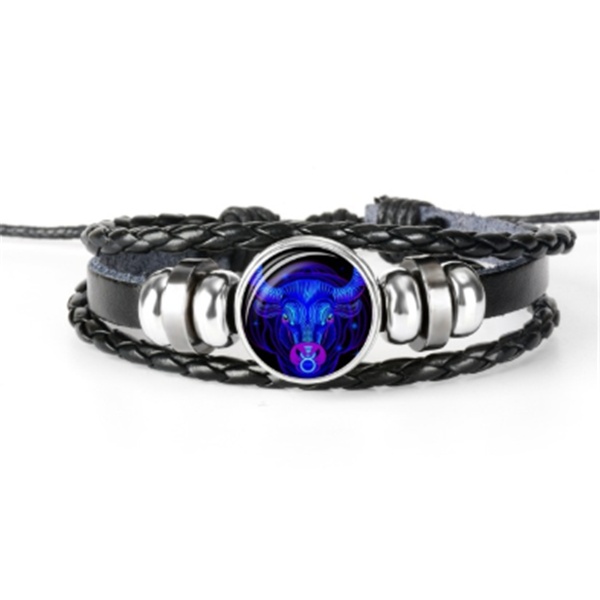 Zodiac Constellation Bracelet Braided Design Bracelet For Men Women Kids - Image 9