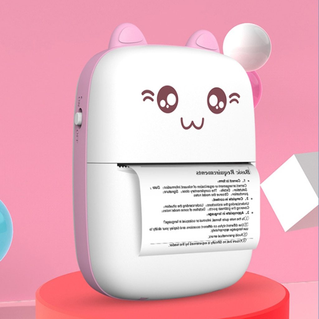 Mini Printer Portable Mini Bluetooth WiFi New Wrong Printer Mobile Phone Photo Title Note Hot Print Pocket Student Error Label Printer - Image 3